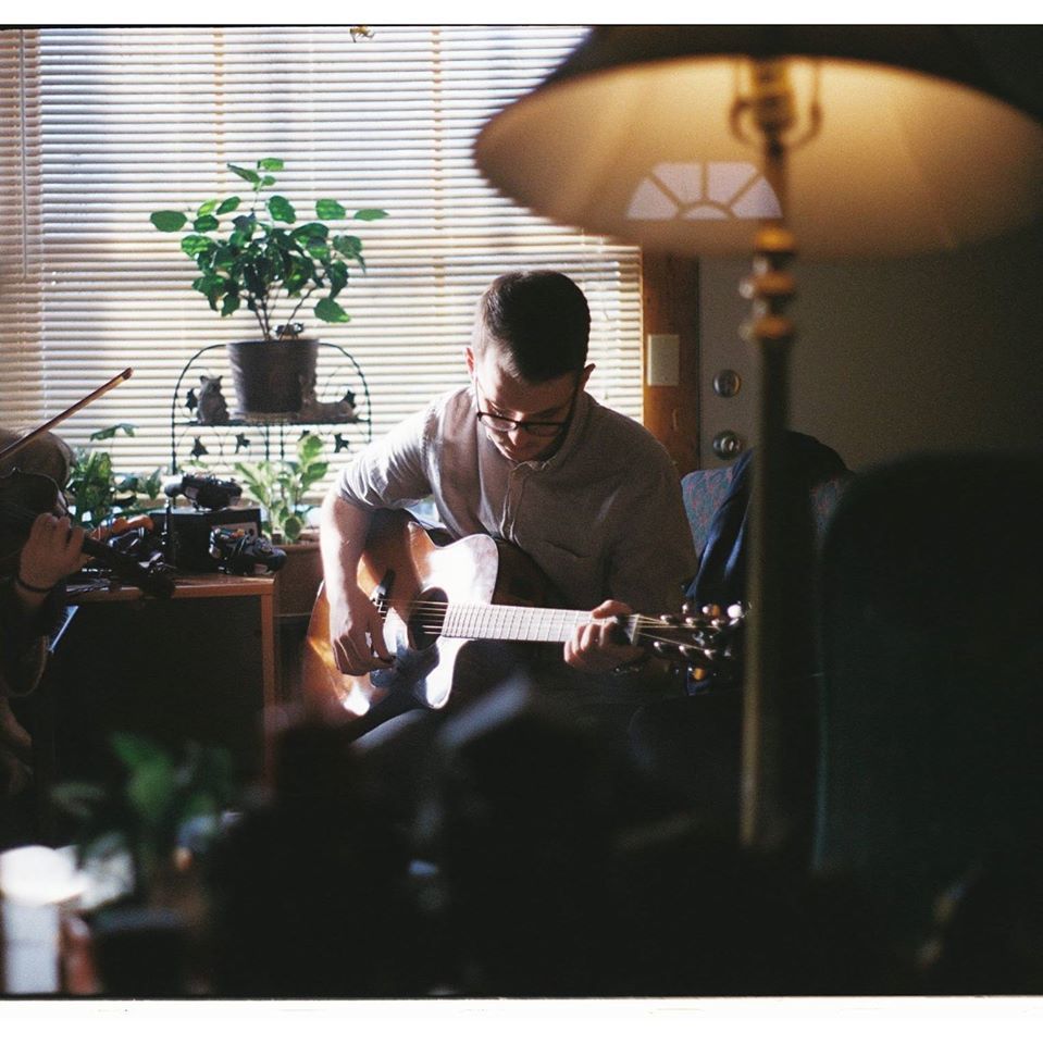 Brian Bulger and his guitar